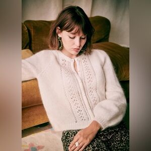 Sezane Egide Cardigan ecru XS